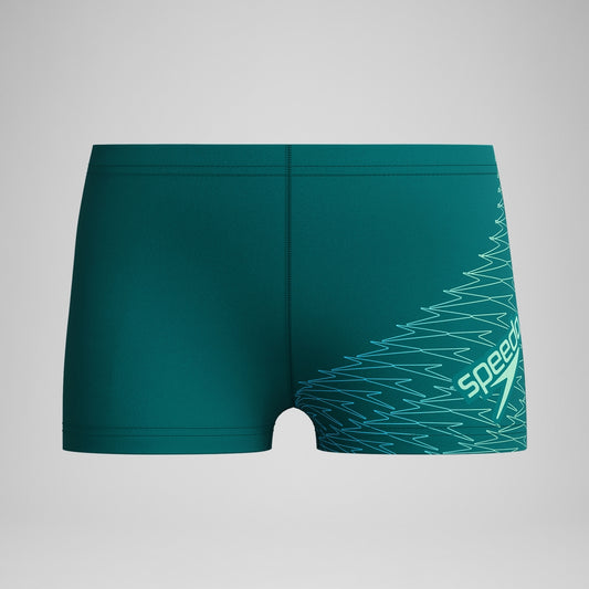 Speedo Boys Medley Logo Aquashort Green