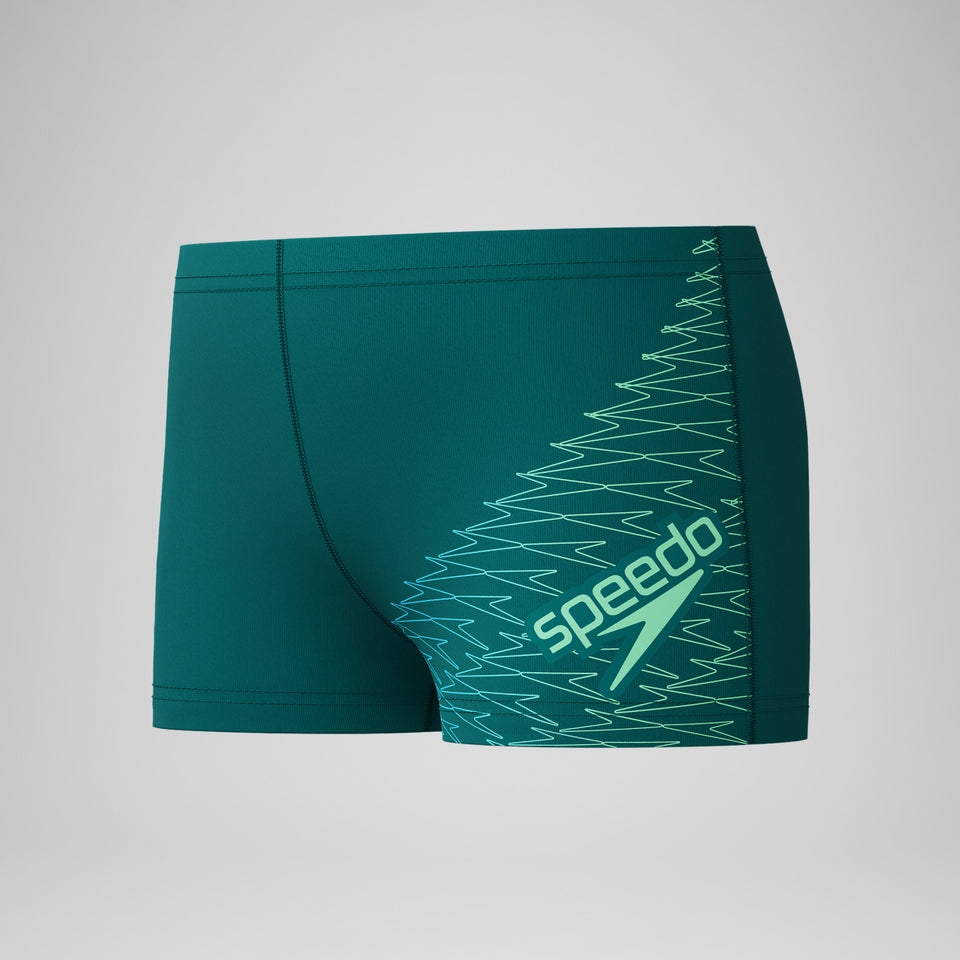 Speedo Boys Medley Logo Aquashort Green
