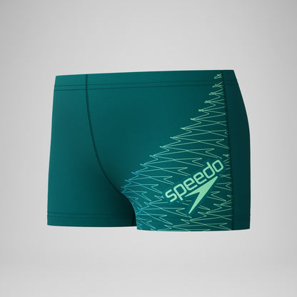 Speedo Boys Medley Logo Aquashort Green
