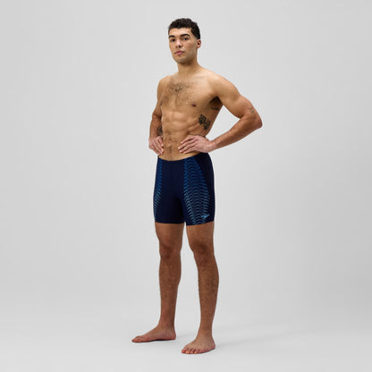 Speedo Duo Logo Logo Print Mid Jammer Navy/Blue