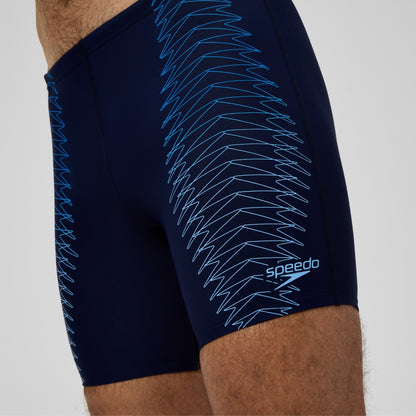 Speedo Duo Logo Logo Print Mid Jammer Navy/Blue