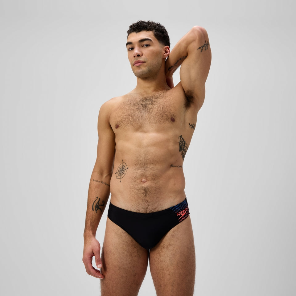 Speedo Medley Logo 7cm Brief Black