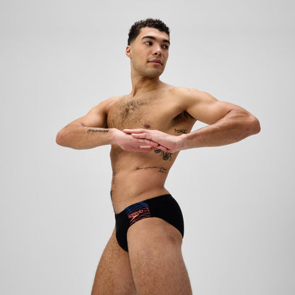 Speedo Medley Logo 7cm Brief Black