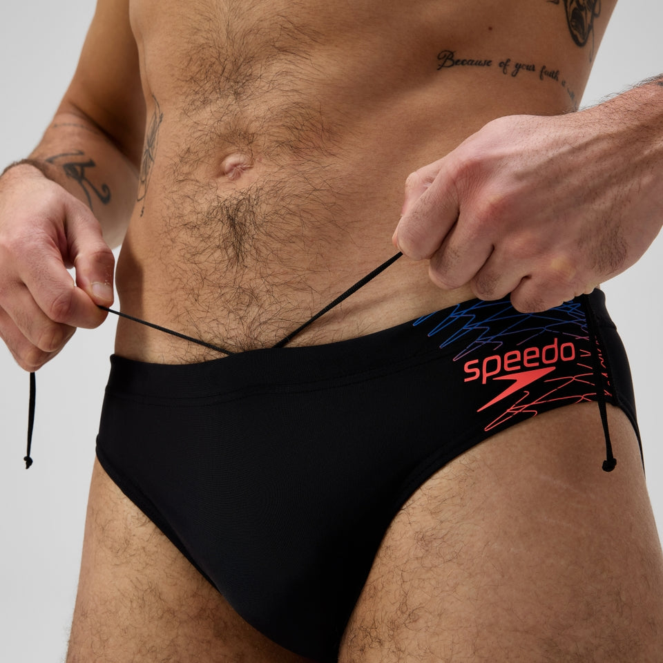 Speedo Medley Logo 7cm Brief Black