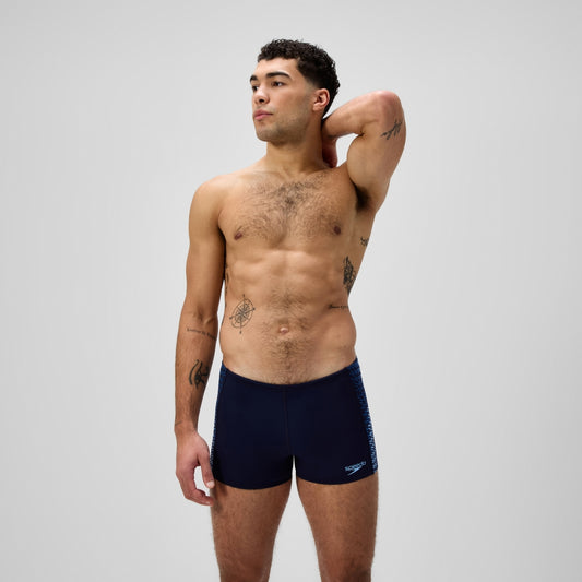 Speedo Endurance+ MAX Tech Panel Aquashort Navy/Blue