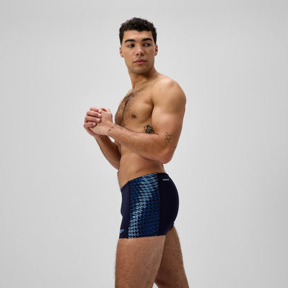 Speedo Endurance+ MAX Tech Panel Aquashort Navy/Blue