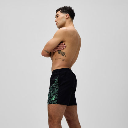 Speedo Medley Logo 40cm Swim Shorts Black