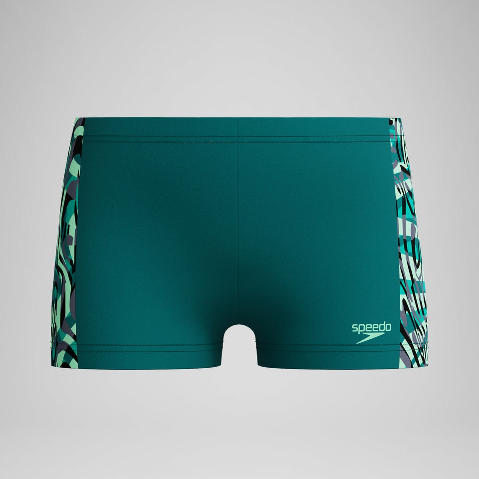 Speedo Boys Panel Aquashort Green