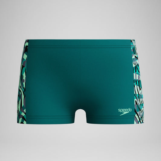 Speedo Boys Panel Aquashort Green