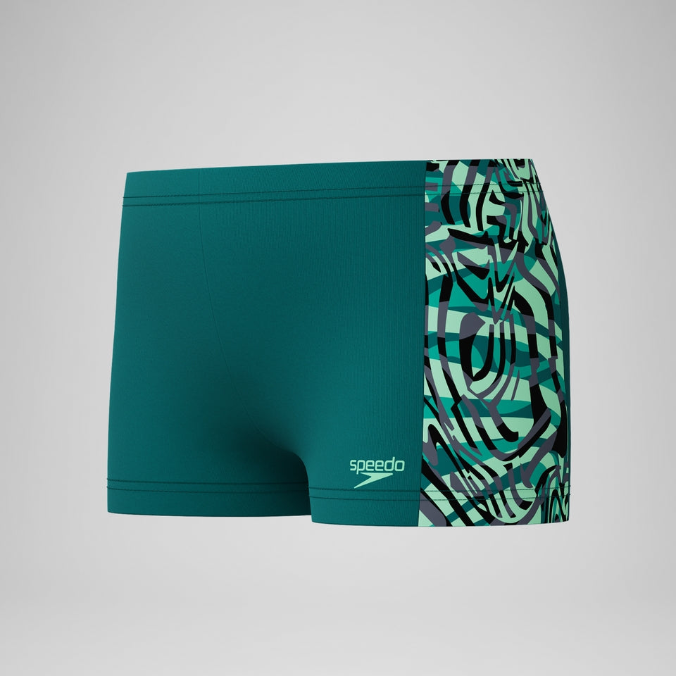 Speedo Boys Panel Aquashort Green