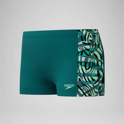 Speedo Boys Panel Aquashort Green