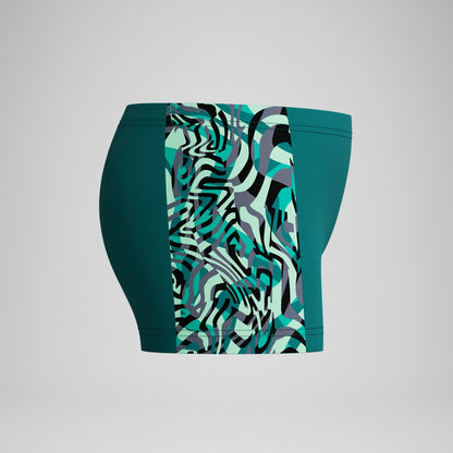 Speedo Boys Panel Aquashort Green