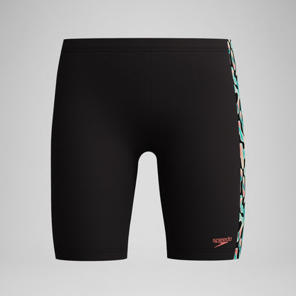 Speedo Boys Panel Jammer Black/Orange