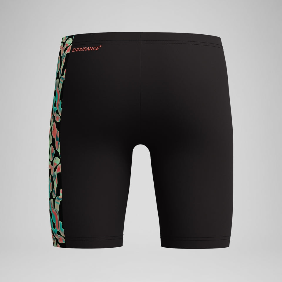 Speedo Boys Panel Jammer Black/Orange