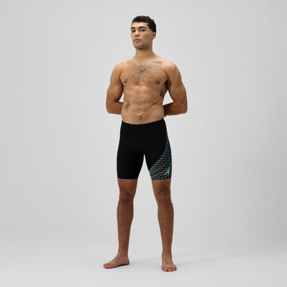 Speedo Medley Logo Jammer Black/Green
