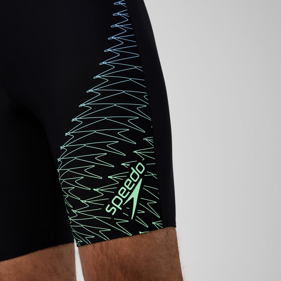 Speedo Medley Logo Jammer Black/Green