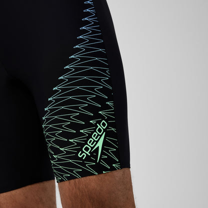 Speedo Medley Logo Jammer Black/Green