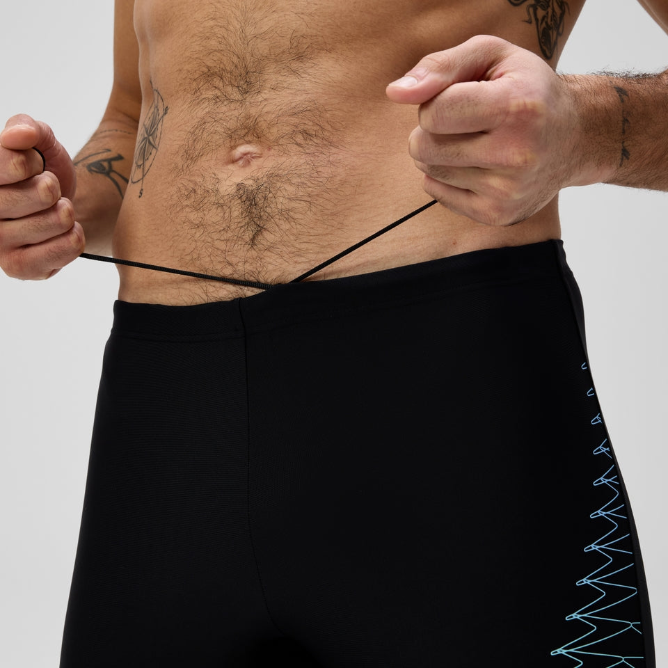 Speedo Medley Logo Jammer Black/Green