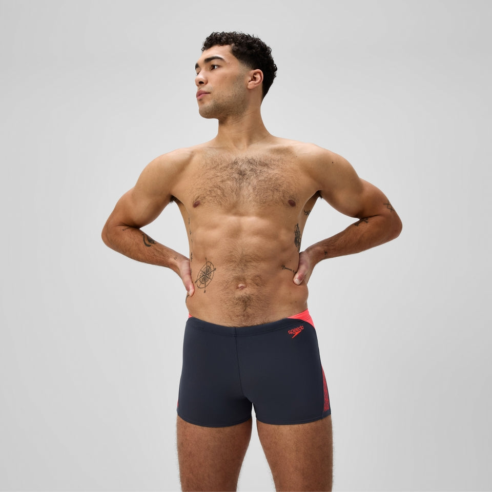 Speedo Hyperboom Splice Aquashort Grey/Orange