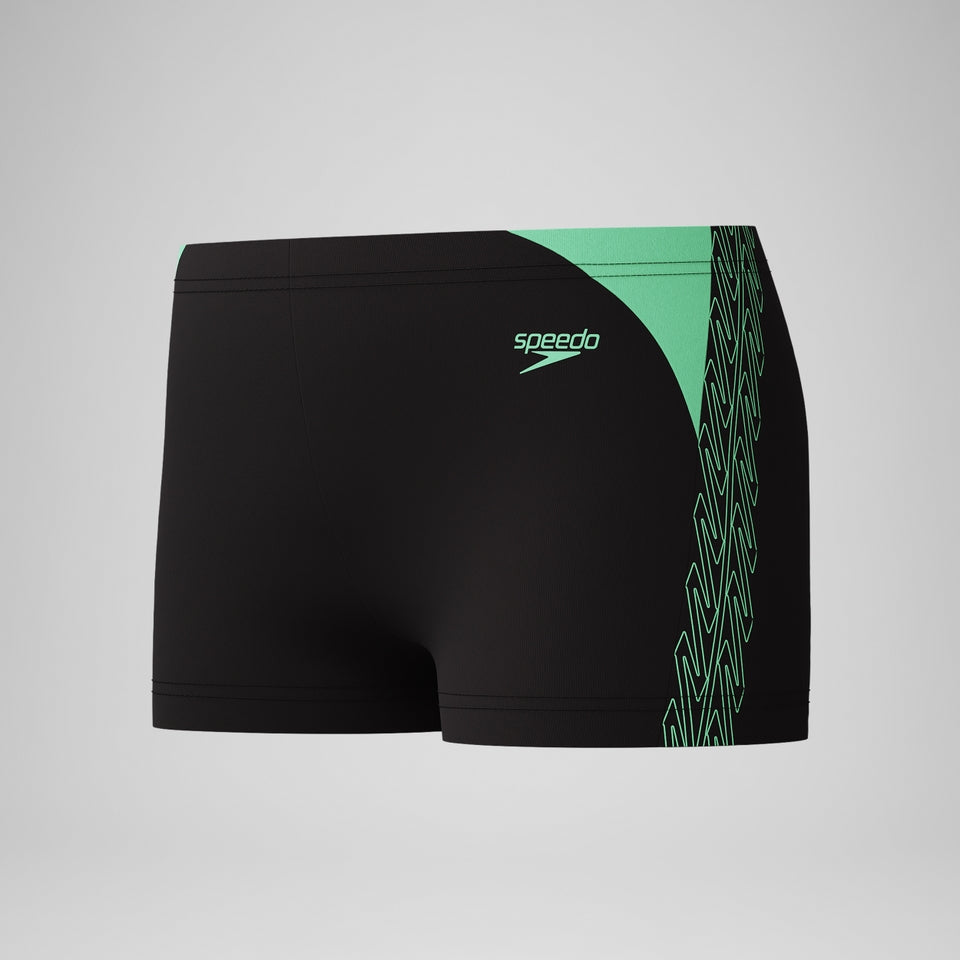 Speedo Boys Hyperboom Splice Aquashort Black/Green