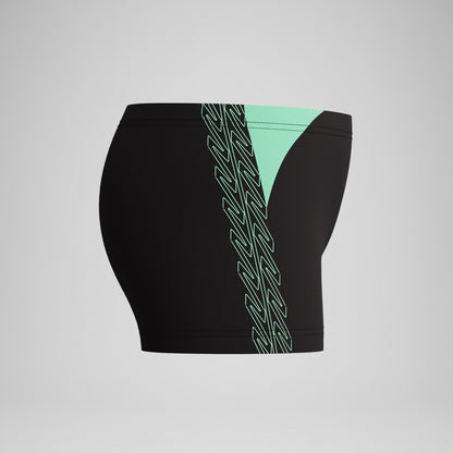 Speedo Boys Hyperboom Splice Aquashort Black/Green