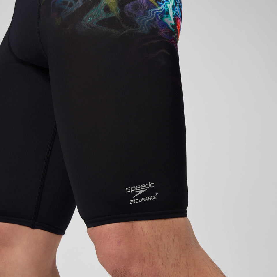 Speedo Club Training Printed Jammer Black/Green