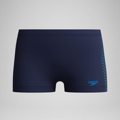 Speedo Boys Plastisol Placement Aquashort Navy/Blue