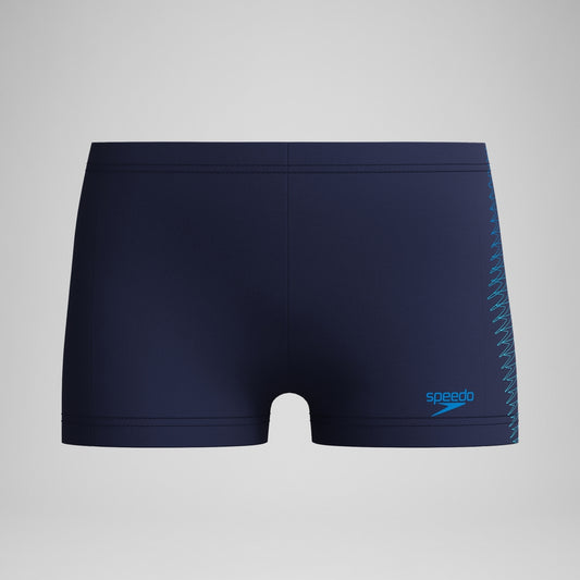 Speedo Boys Plastisol Placement Aquashort Navy/Blue