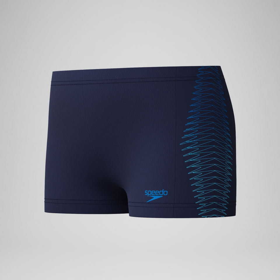 Speedo Boys Plastisol Placement Aquashort Navy/Blue