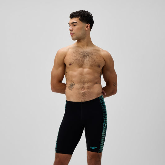 Speedo Endurance+ MAX Tech Panel Jammer Black/Turquoise