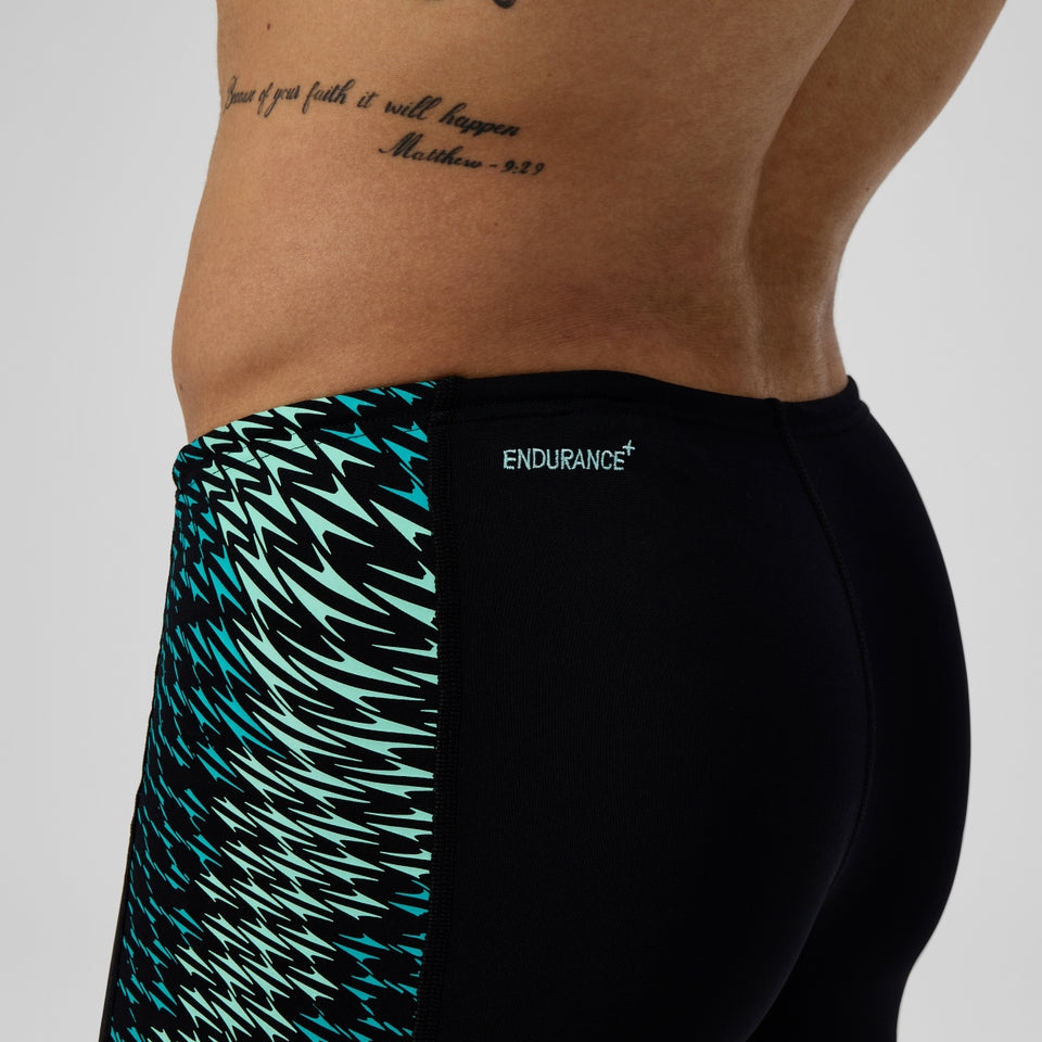 Speedo Endurance+ MAX Tech Panel Jammer Black/Turquoise