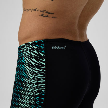 Speedo Endurance+ MAX Tech Panel Jammer Black/Turquoise