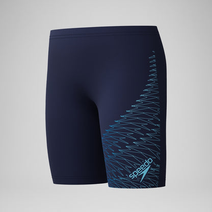 Speedo Boys Medley Logo Jammer Navy/Blue