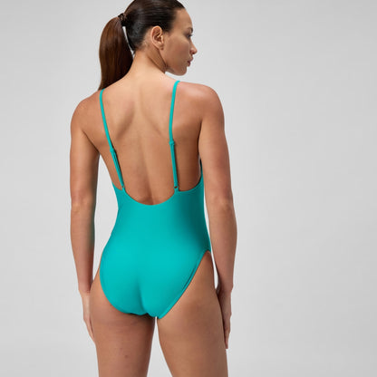 Speedo Adjustable Thinstrap Swimsuit Turquoise