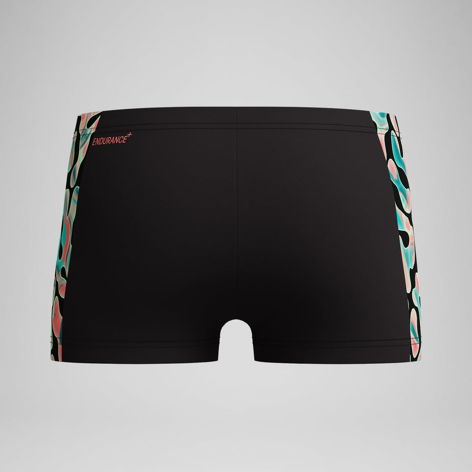 Speedo Boys Panel Aquashort Black/Orange