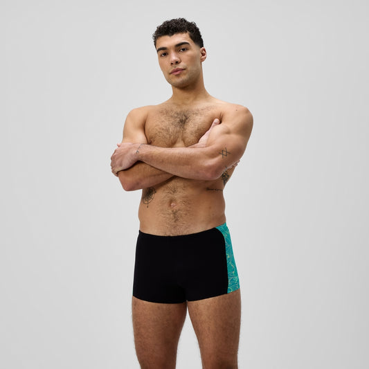 Speedo Hyperboom Panel Aquashort Black/Turquoise