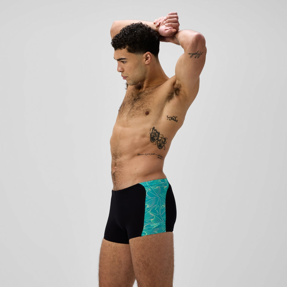 Speedo Hyperboom Panel Aquashort Black/Turquoise