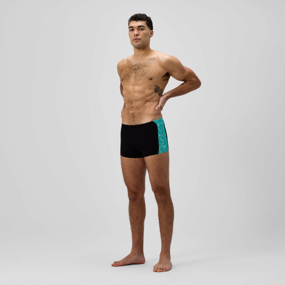 Speedo Hyperboom Panel Aquashort Black/Turquoise