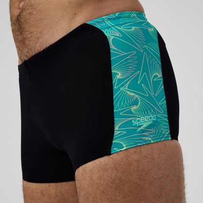 Speedo Hyperboom Panel Aquashort Black/Turquoise