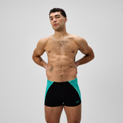 Speedo Endurance+ MAX Splice Aquashort Black/Turquoise