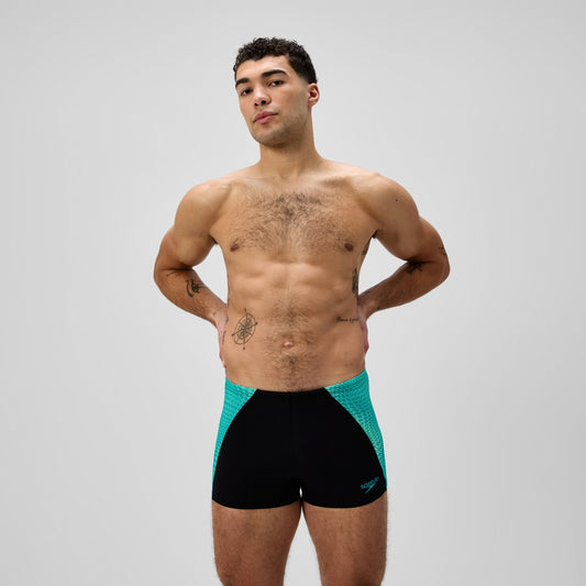 Speedo Endurance+ MAX Splice Aquashort Black/Turquoise