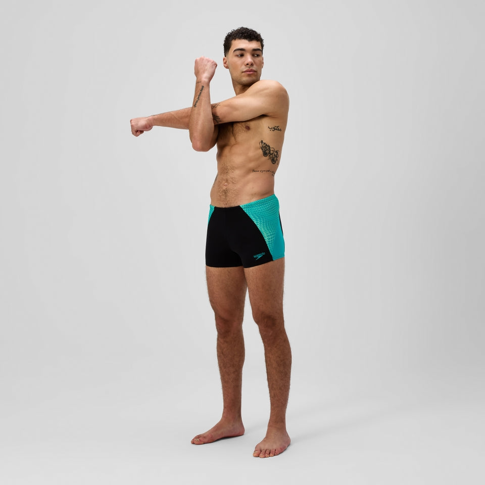 Speedo Endurance+ MAX Splice Aquashort Black/Turquoise
