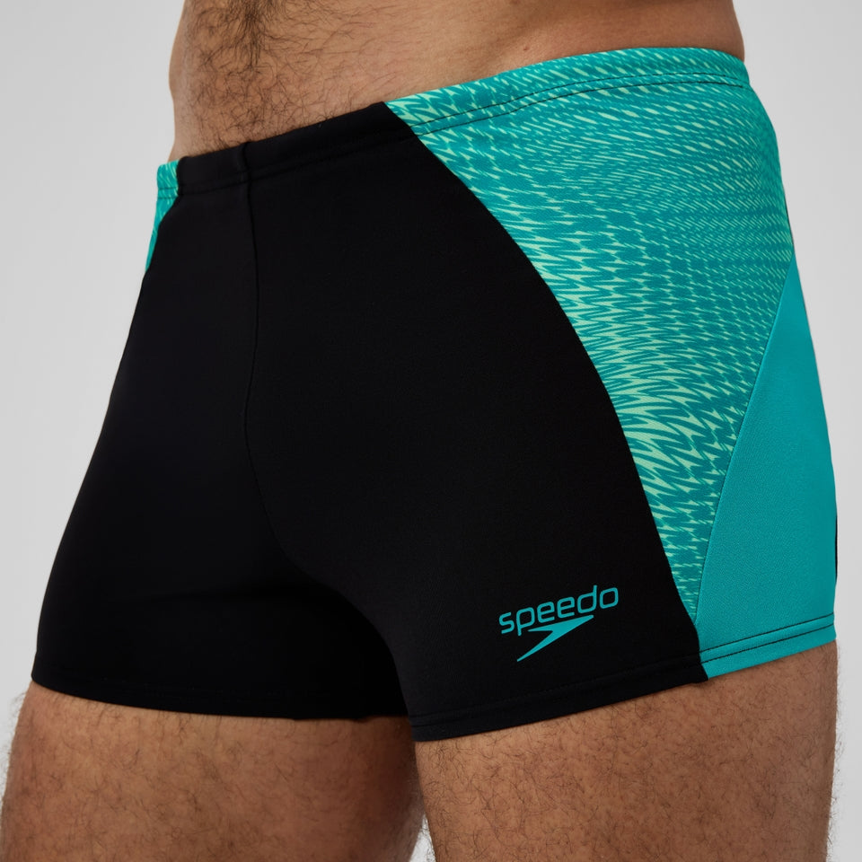 Speedo Endurance+ MAX Splice Aquashort Black/Turquoise