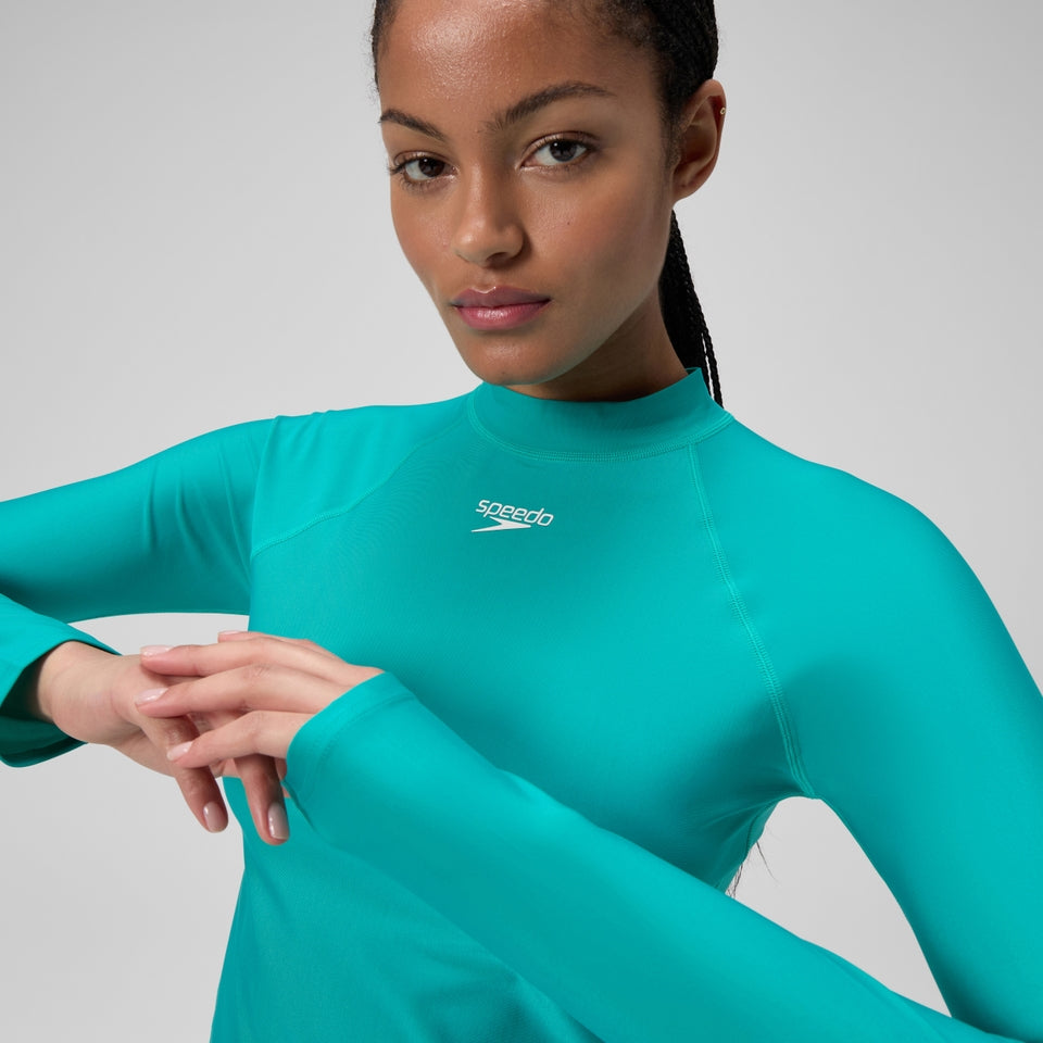 Speedo Long Sleeve Rashguard Turquoise