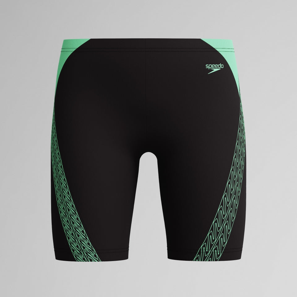 Speedo Boys Hyperboom Splice Jammer Black/Green