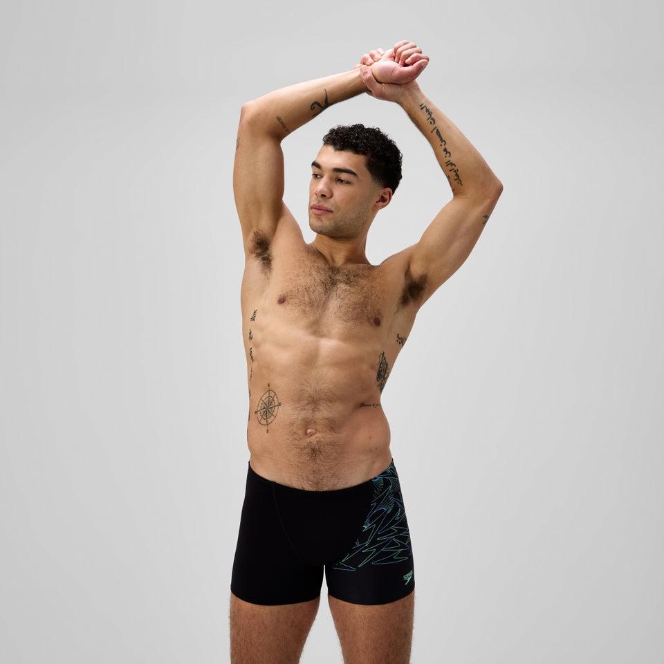 Speedo Hyperboom V-Cut Aquashort Black/Green