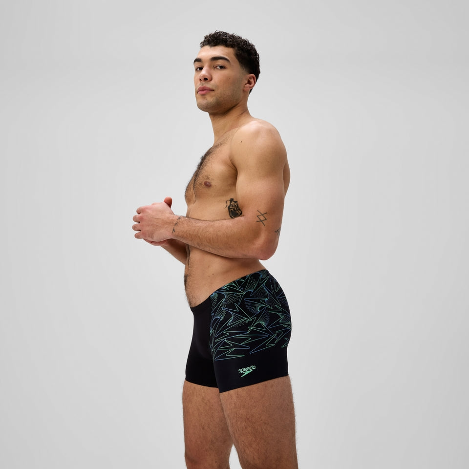 Speedo Hyperboom V-Cut Aquashort Black/Green
