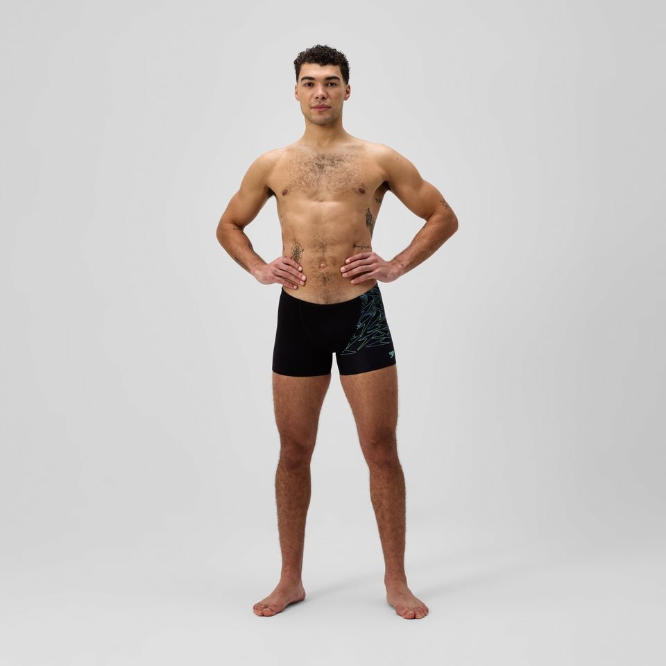 Speedo Hyperboom V-Cut Aquashort Black/Green