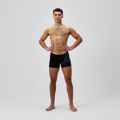 Speedo Hyperboom V-Cut Aquashort Black/Green