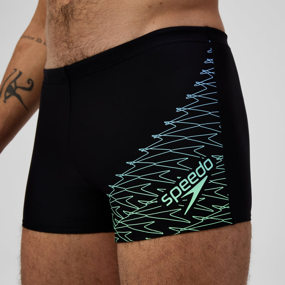 Speedo Medley Logo Aquashort Black/Green